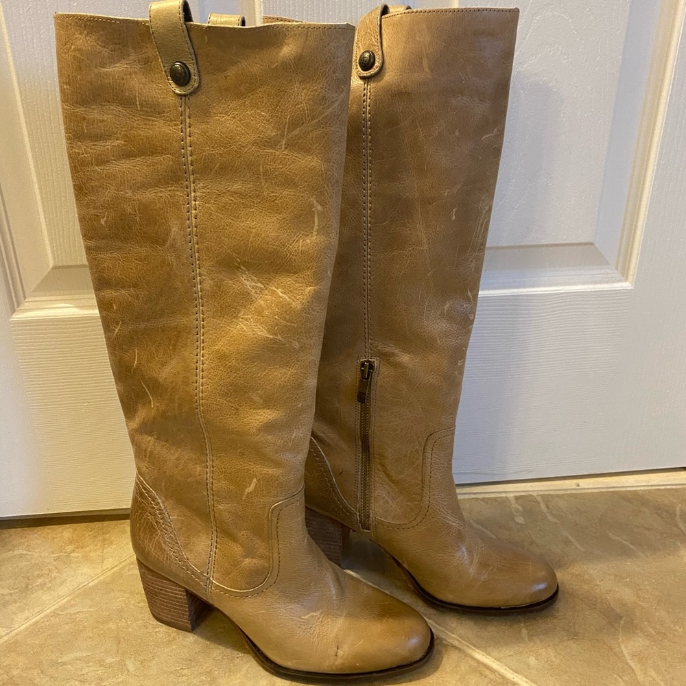 Vince Camuto Tall Genuine Leather Boots - 7